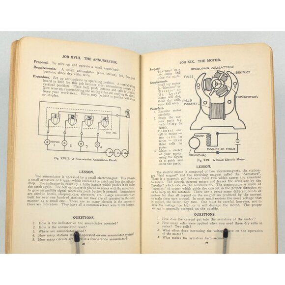 Progressive Technical Series: Junior Electricity, Clarke & Stuart Co 1935 1st Ed - Picture 7 of 10
